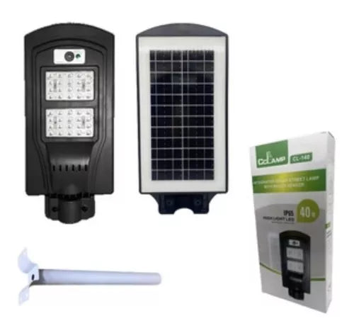 LAMPARA SOLAR •Potencia de luz: 40W •Hor